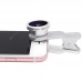 3 in 1 Wide Angle Macro Fisheye Mobile Phone Lenses Kit