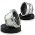 3 in 1 Mobile Phone Camera Lens Kit 180 Degree Fish Eye Lens + 2 in 1 Micro Lens + Wide Angle Lens Silver