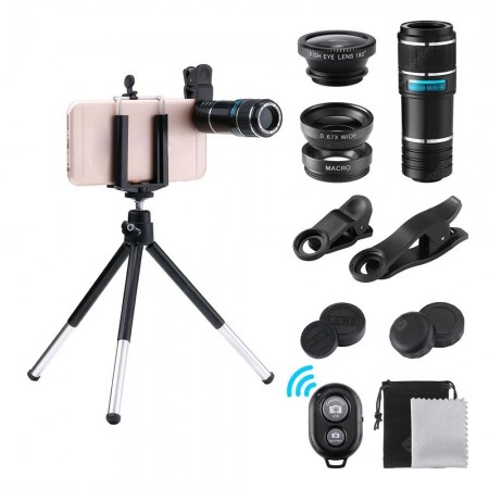 12X Phone Telescope 10 in 1 The Lens Suit