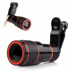 Universal 8X Optical Zoom Telescope Camera Lens Clip Mobile Phone Telescope for Xiaomi / Huawei / Samsung