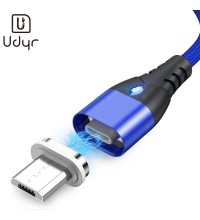 Udyr 3A Magnetic Adapter Fast Charging USB LED Indicator Lamp USB Cable For Iphone xiaomi note 10