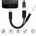 2 in 1Type- C to 3.5mm Audio Jack Charger Cable Adapter for OnePlus 7 Pro/7/6T/6