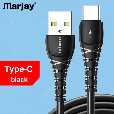 Marjay Type C Micro USB 2.4A Fast data charging cable For Samsung Huawei Xiaomi For xiaomi note 10