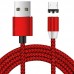 Micro USB Magnetic Metallic Braid Charging Cable 2m