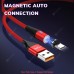 TOPK AM60 3A Fast Charging LED Magnetic Micro USB Type C Cable for iPhone Xs Max 8 7 6 Phone Cables