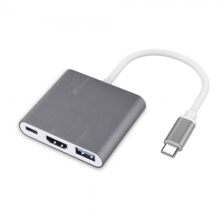 Cwxuan USB 3.1 Type-C to HDMI / USB 3.0 / USB-C Adapter