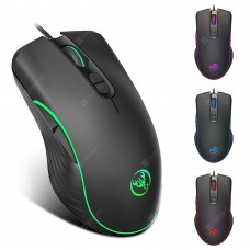 HXSJ A867 7 Keys Wired Gaming Mouse RGB 6400 DPI Adjustable Ergonomic Mice