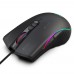 HXSJ A867 7 Keys Wired Gaming Mouse RGB 6400 DPI Adjustable Ergonomic Mice