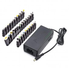 Universal Notebook Power Adapter 96W 12V - 24V Adjustable Portable Charger for Huawei  Lenovo Laptop Thinkpad 34pcs