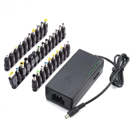 Universal Notebook Power Adapter 96W 12V - 24V Adjustable Portable Charger for Huawei  Lenovo Laptop Thinkpad 34pcs