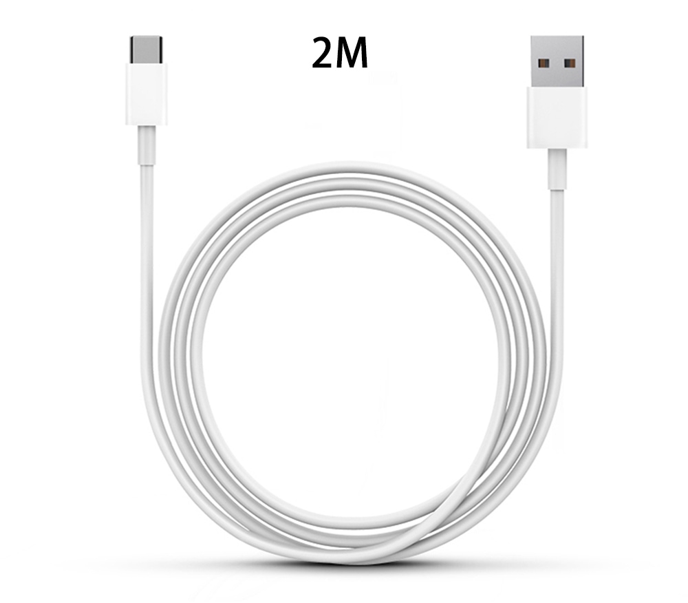 USB 3.1 Type-C to USB 2.0 Charge Data Sync Cable 2m- Snow White