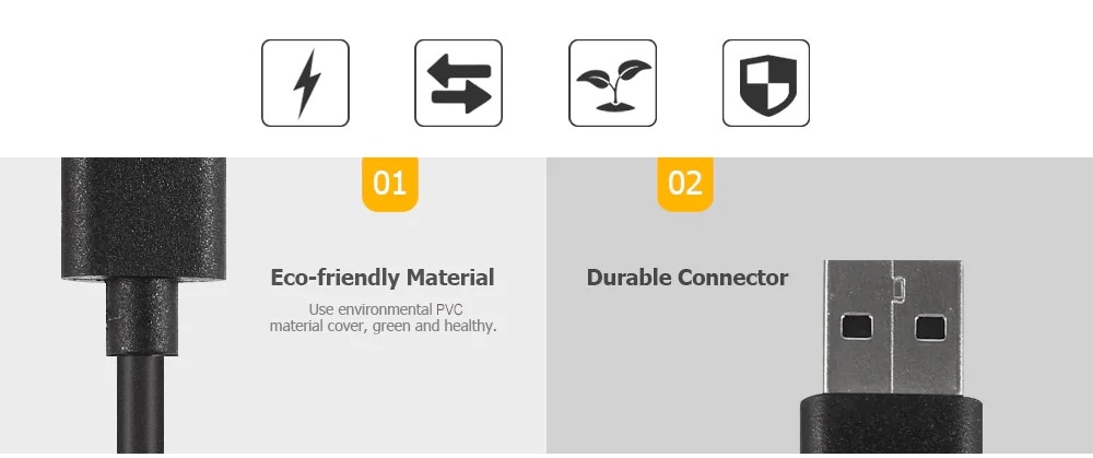 Perfect USB Type-C Charge and Sync Cable for Xiaomi- Black