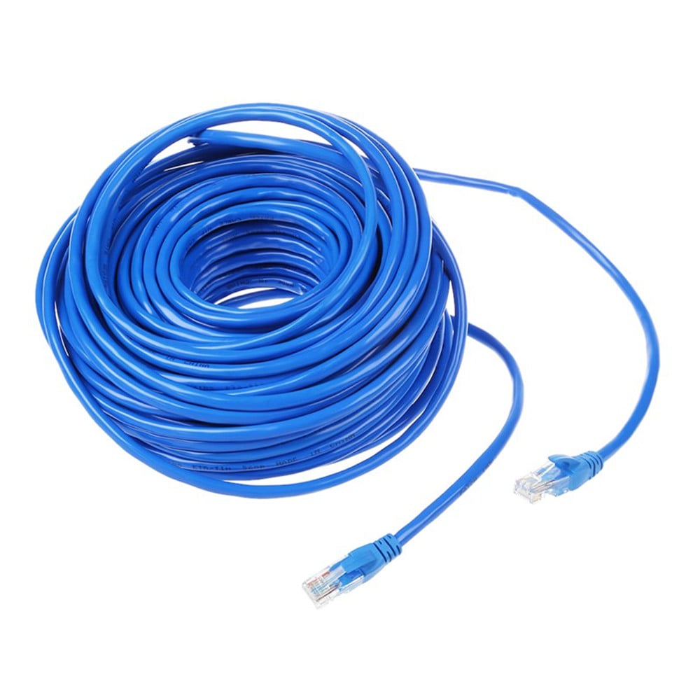 RJ45 Ethernet Cables Connector Ethernet Internet Network Cable Cord Blue- Blue 500CM