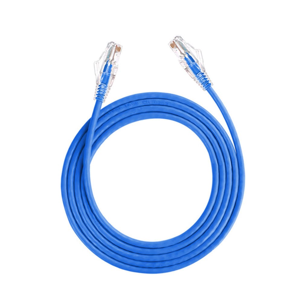 RJ45 Ethernet Cables Connector Ethernet Internet Network Cable Cord Blue- Blue 500CM