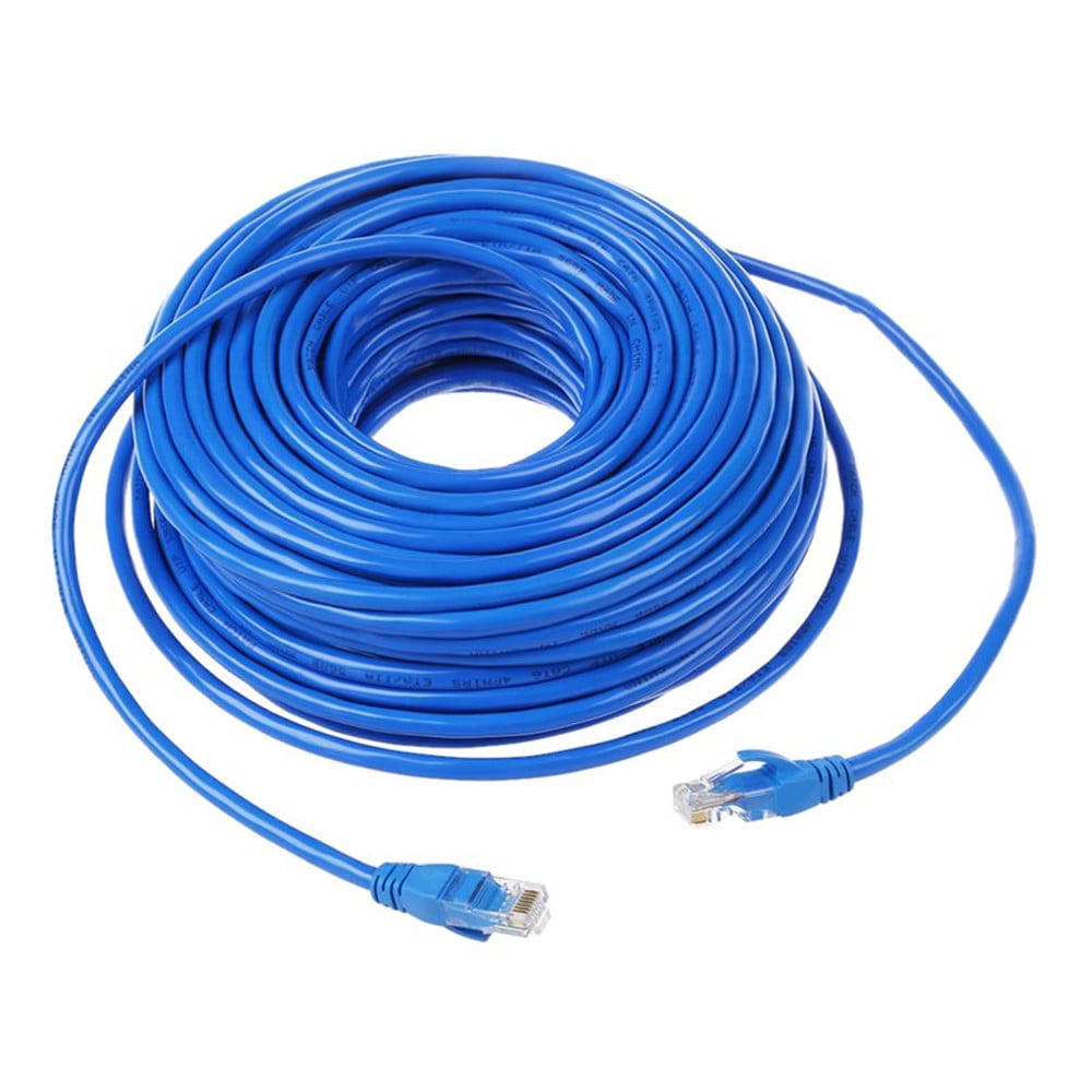 RJ45 Ethernet Cables Connector Ethernet Internet Network Cable Cord Blue- Blue 500CM