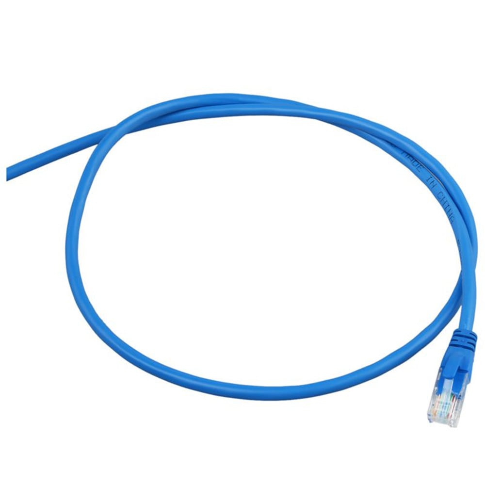 RJ45 Ethernet Cables Connector Ethernet Internet Network Cable Cord Blue- Blue 500CM