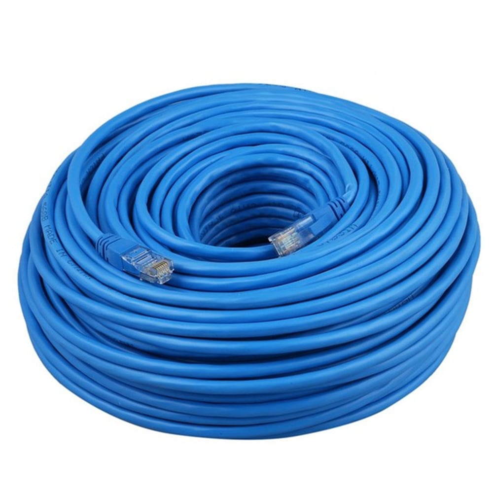 RJ45 Ethernet Cables Connector Ethernet Internet Network Cable Cord Blue- Blue 500CM