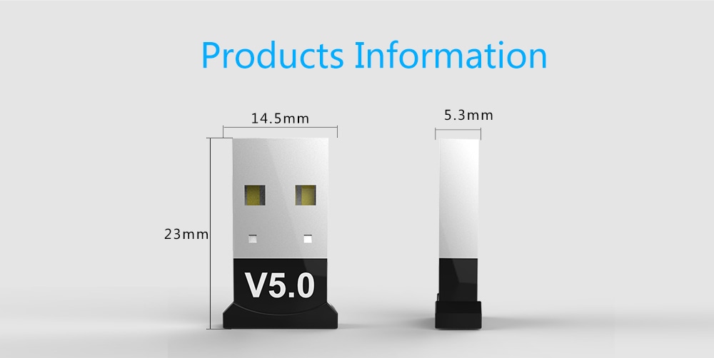 Bluetooth Adapter for PC USB 5.0 Bluetooth Receiver- Multi-A